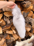 Artic Marble Fox Tail