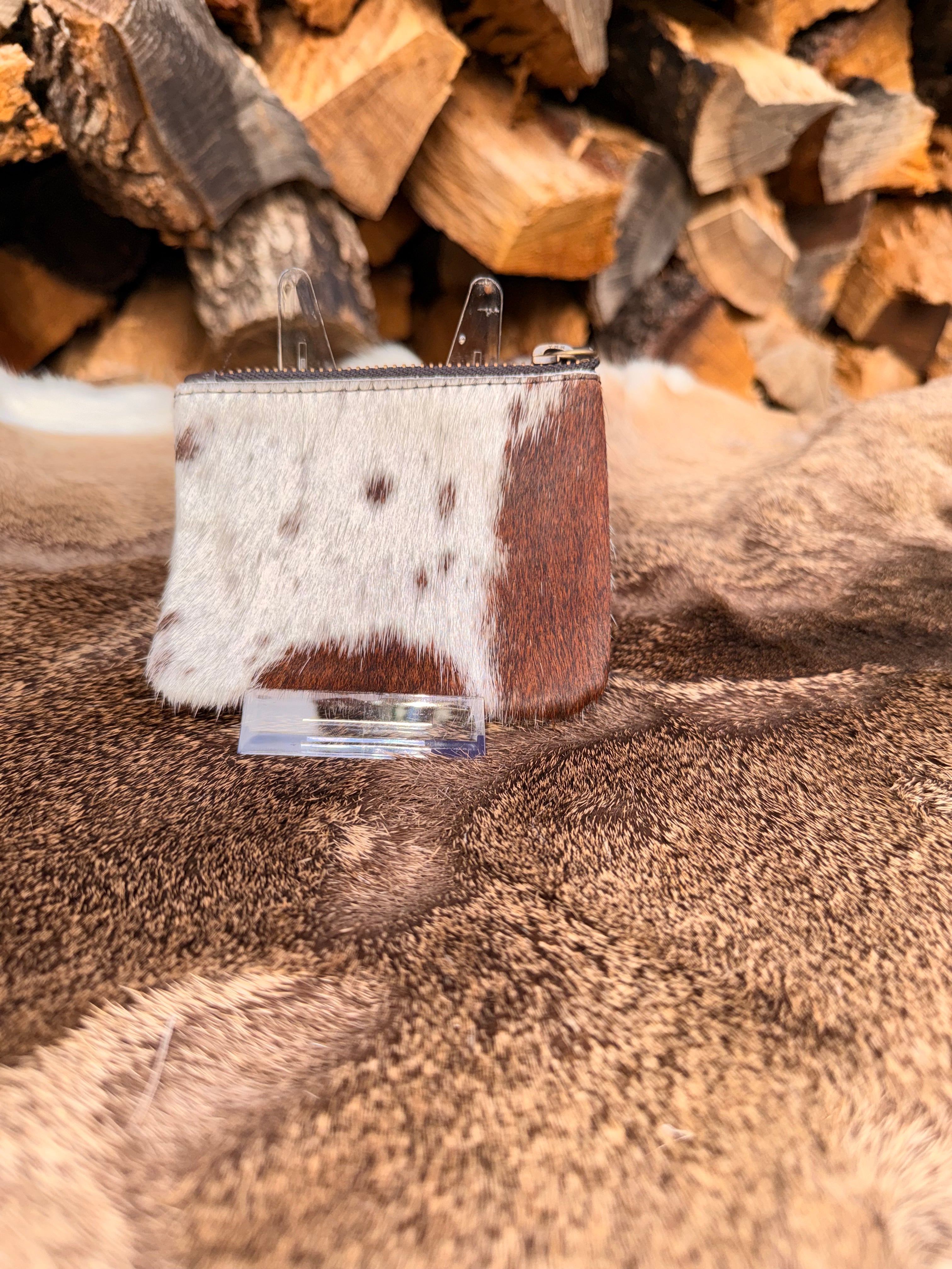 Cowhide Coin Purse