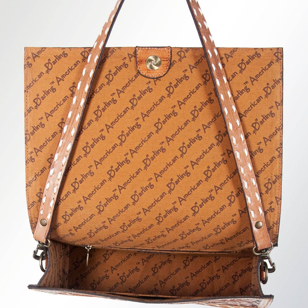 LC-ADBGZ327 Crossbody Genuine Western Leather Women Bag: ADBGZ327