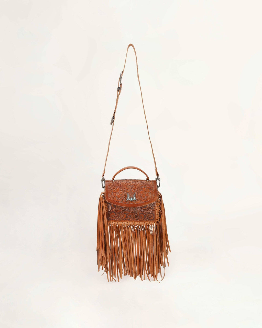 Loyal West Classic Flap Medium Tassle Bag Cowhide And Calfskin: Cowhide And Calfskin / Single
