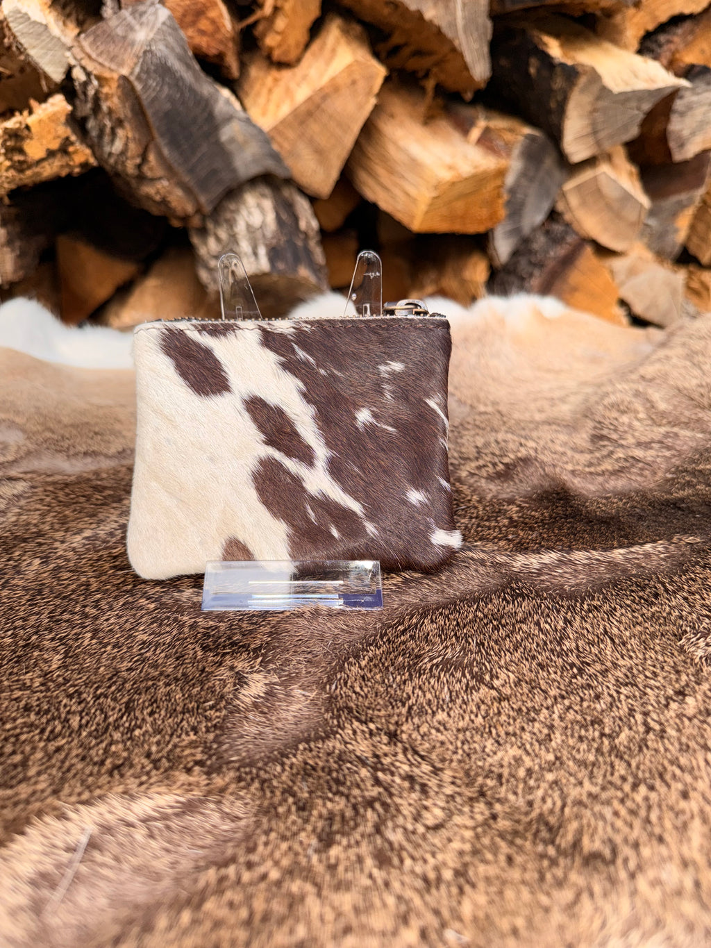 Cowhide Coin Purse