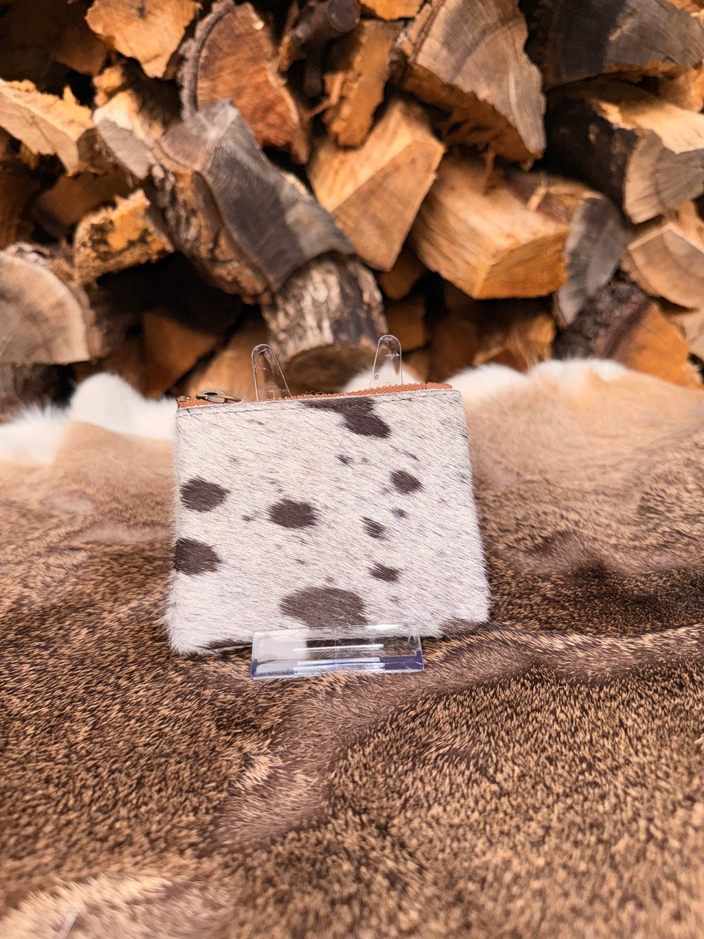 Cowhide Coin Purse