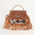 Loyal West Classic Flap Medium Tassle Bag Cowhide And Calfskin: Cowhide And Calfskin / Single