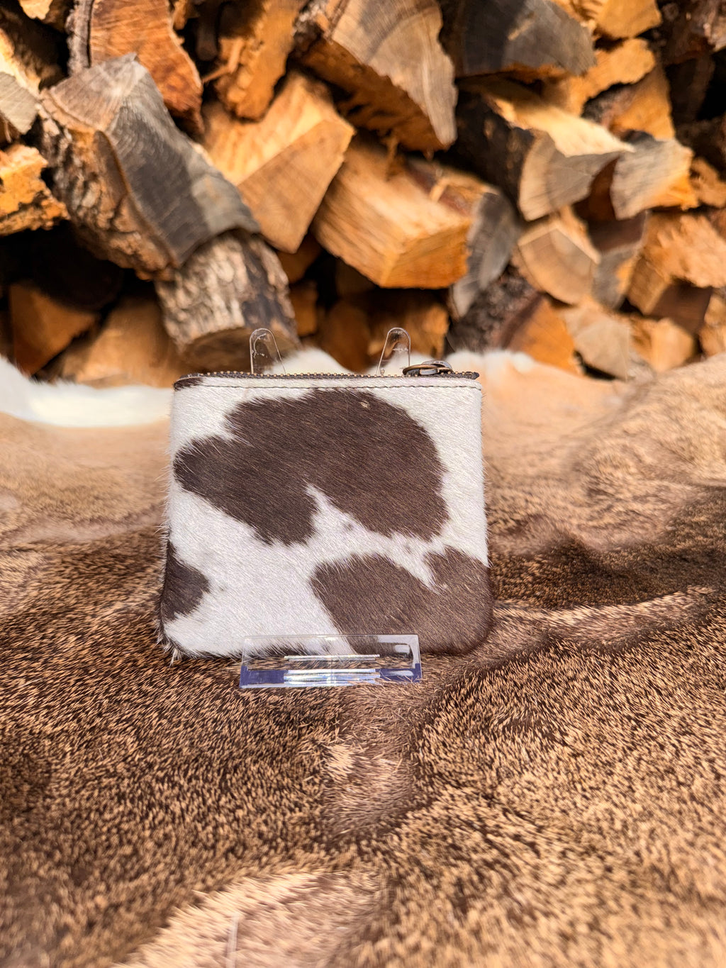 Cowhide Coin Purse