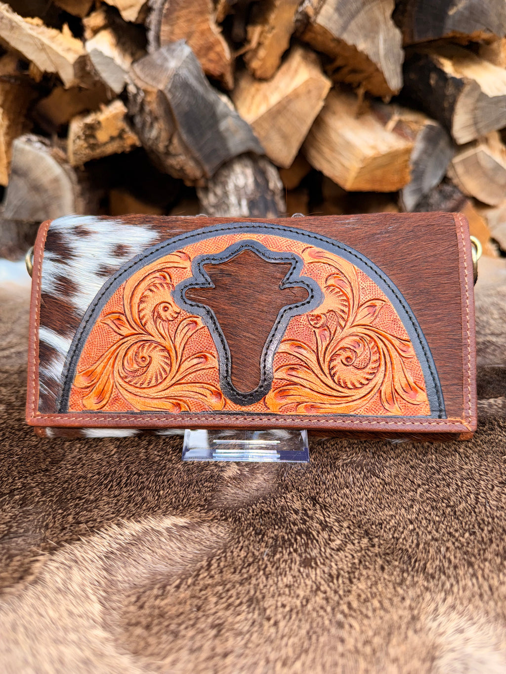 Brown Cowhide Wallet