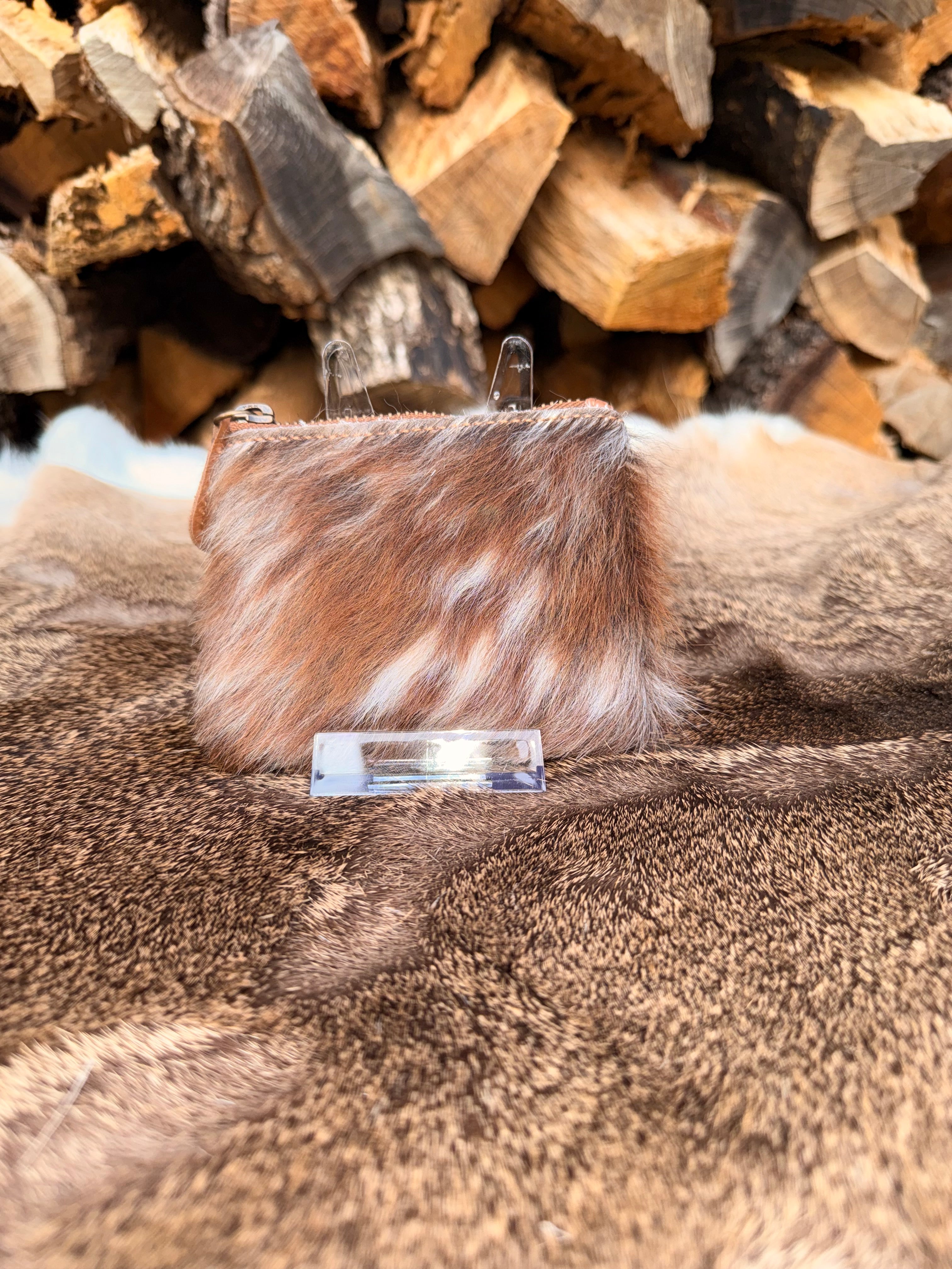 Cowhide Coin Purse