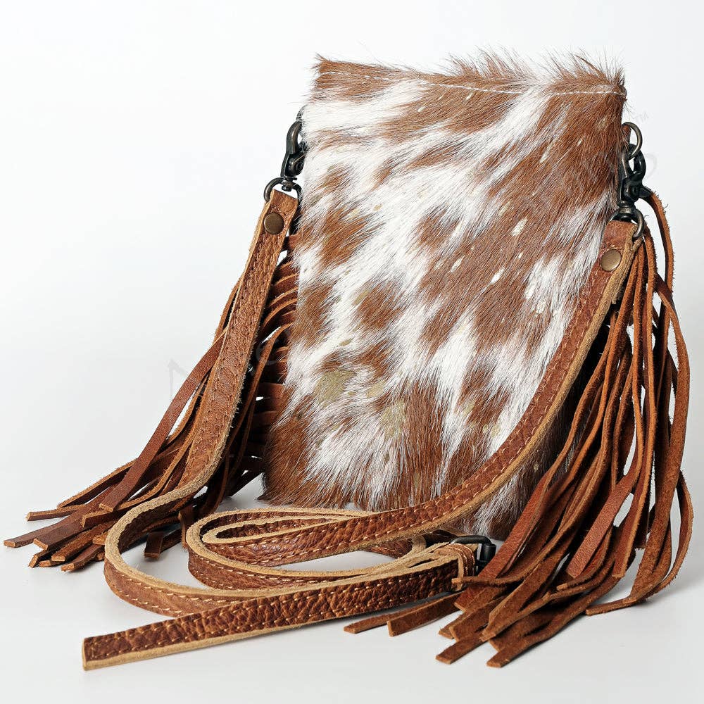 ADBGS153 Chaps Genuine Western Leather Women Bag: ADBGS153ACGOFRNG