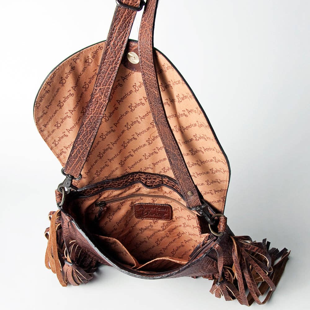 LC-ADBGZ481 Crossbody Genuine Western Leather Women Bag: ADBGZ481