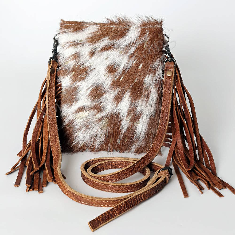 ADBGS153 Chaps Genuine Western Leather Women Bag: ADBGS153ACGOFRNG