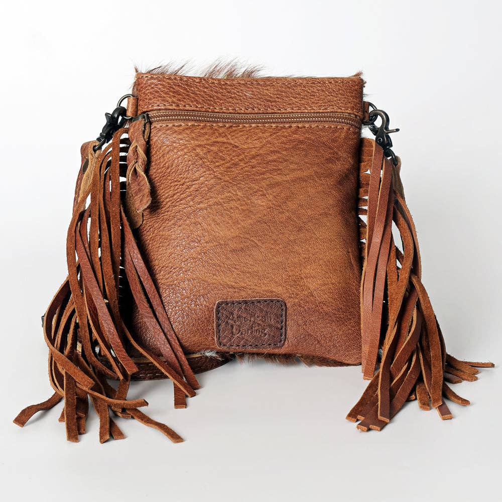 ADBGS153 Chaps Genuine Western Leather Women Bag: ADBGS153ACGOFRNG